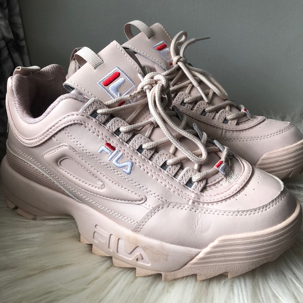 RARE Pink Fila Disruptor II